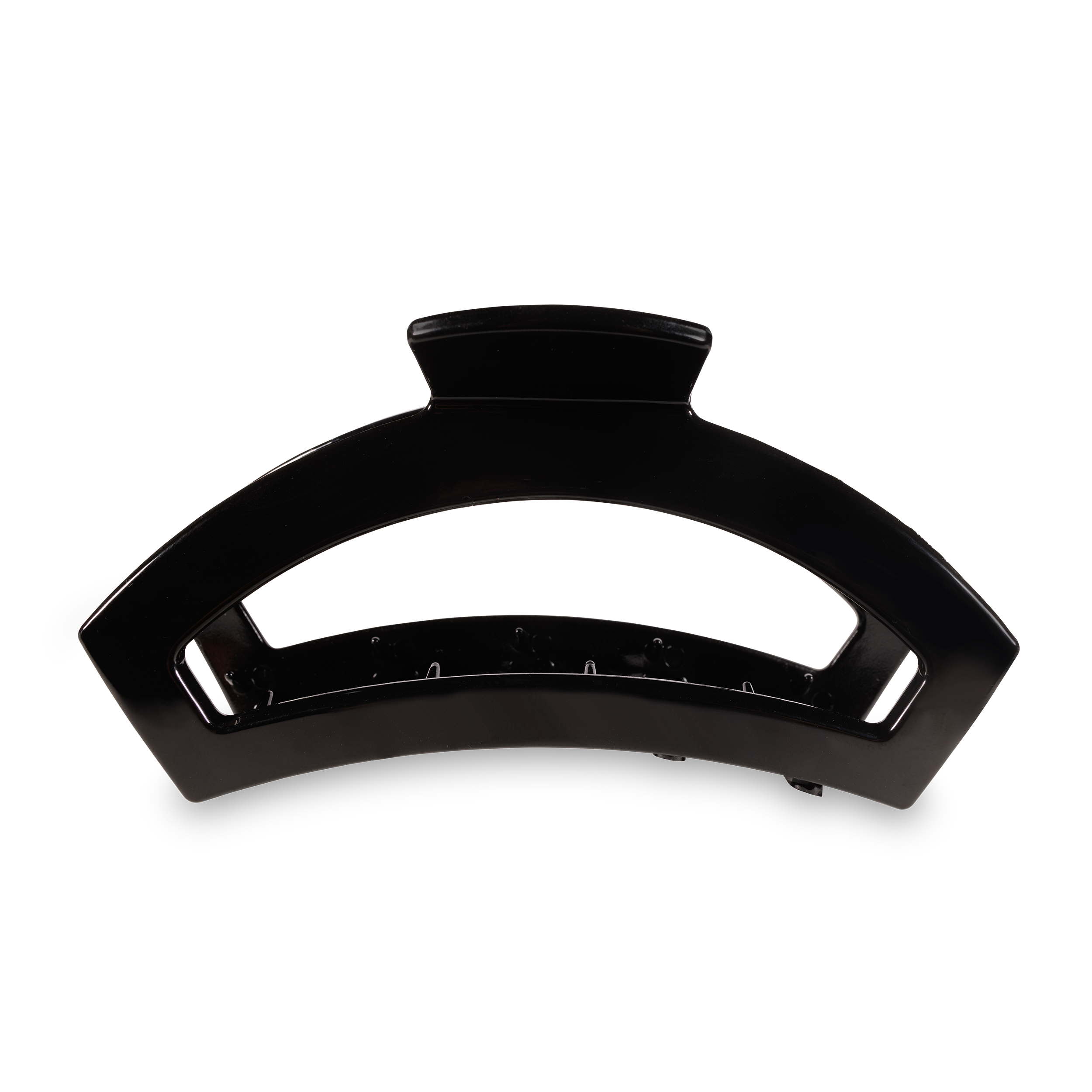 Open Jet Black Hair Clip