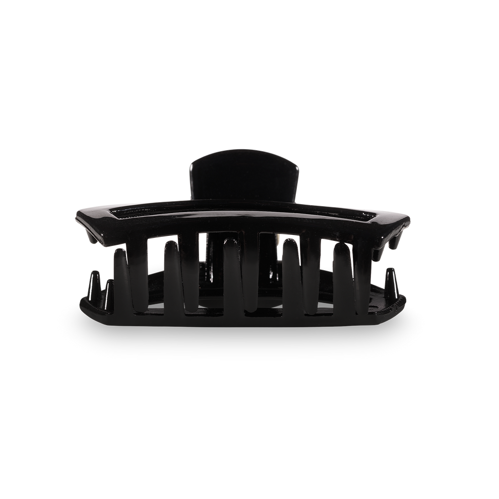 TELETIES - TINY - JET BLACK - OPEN HAIR CLIP
