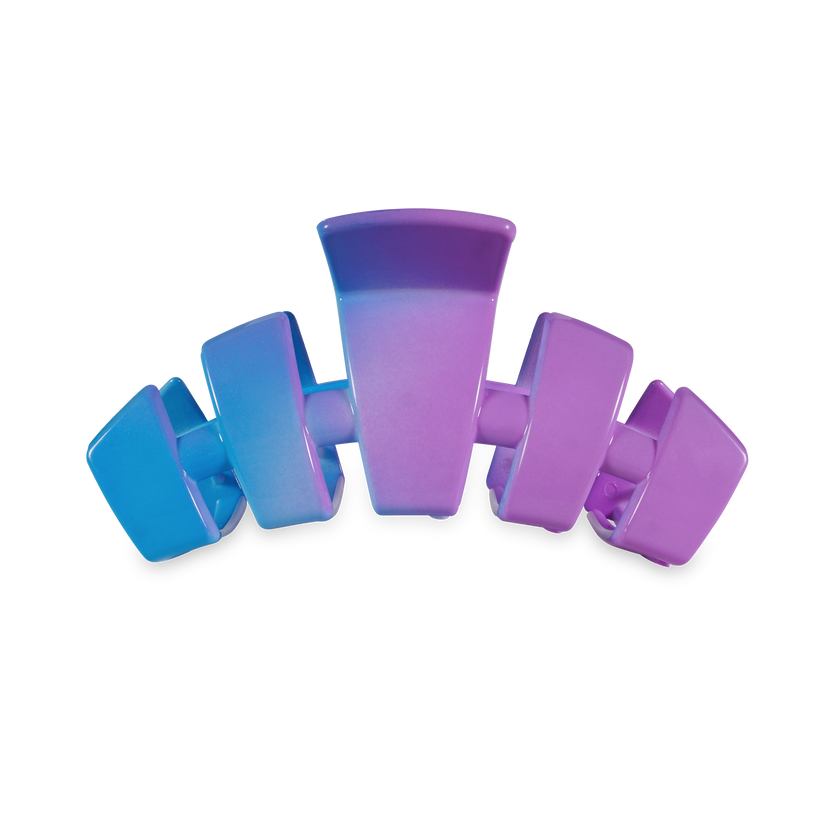 TELETIES - Classic Miami Vice Medium Hair Clip in Blue Purple - Medium - Image 1