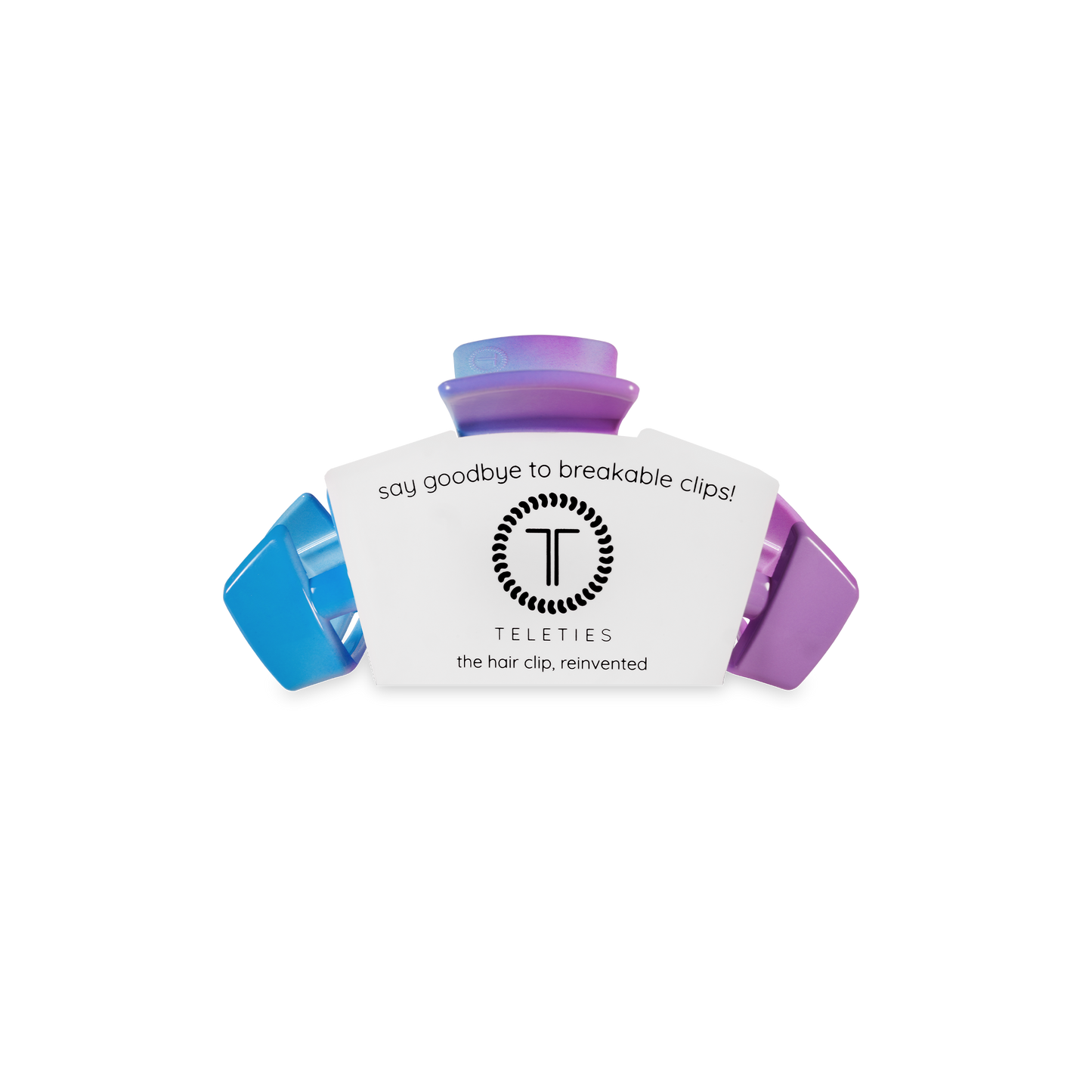 TELETIES - Classic Miami Vice Tiny Hair Clip in Blue Purple - Tiny