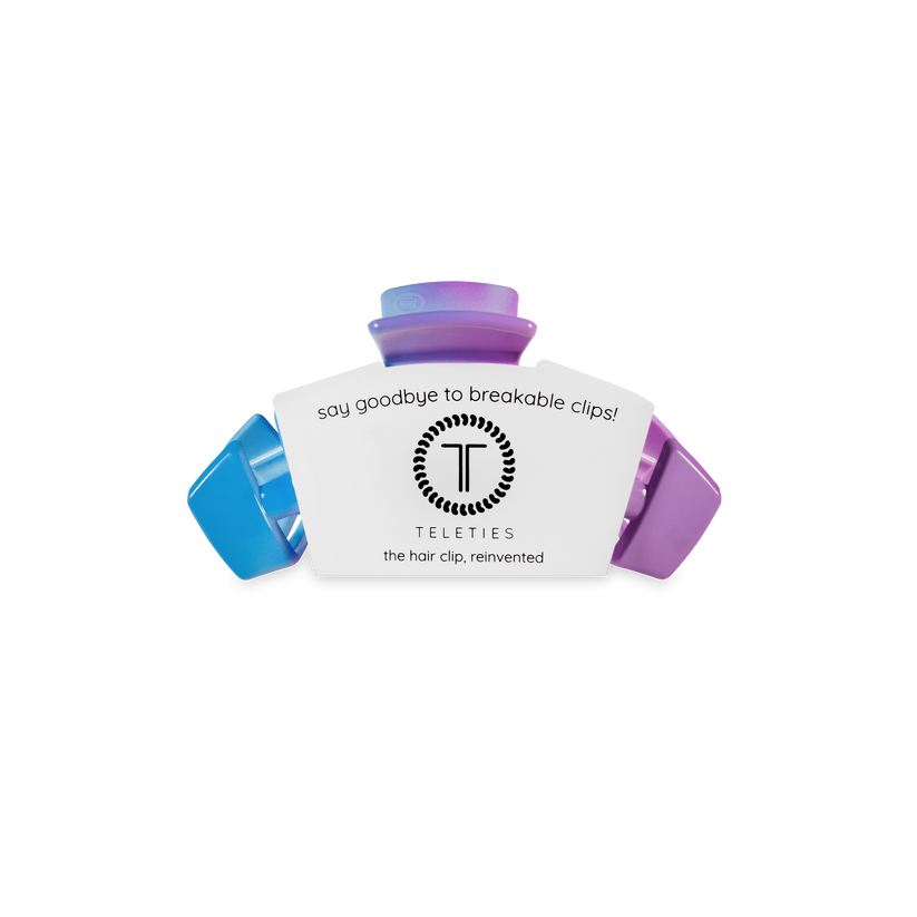 TELETIES - Classic Miami Vice Tiny Hair Clip in Blue Purple - Tiny - Image 2