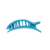TELETIES - Miami Vice Medium Flat Round Hair Clip in Blue Neon - Medium - Image - 3