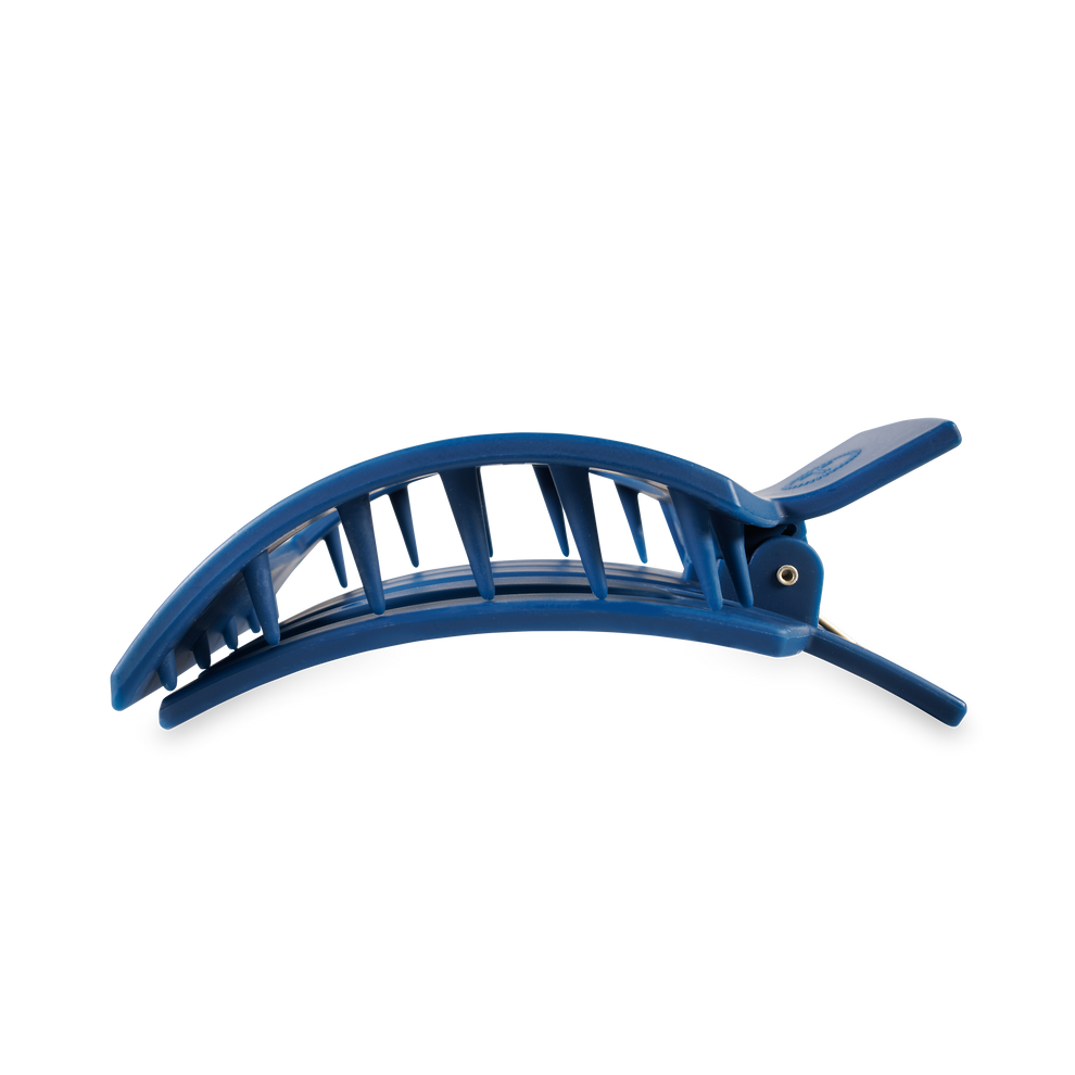 Midnight Rain Large Flat Square Hair Clip
