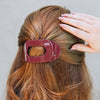 Hail State! Medium Flat Round Hair Clip
