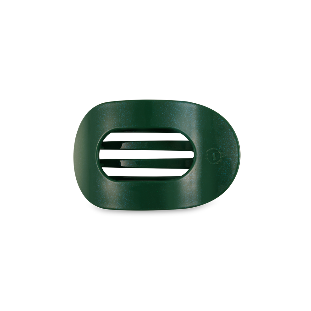 Mistletoe Small Flat Round Hair Clip
