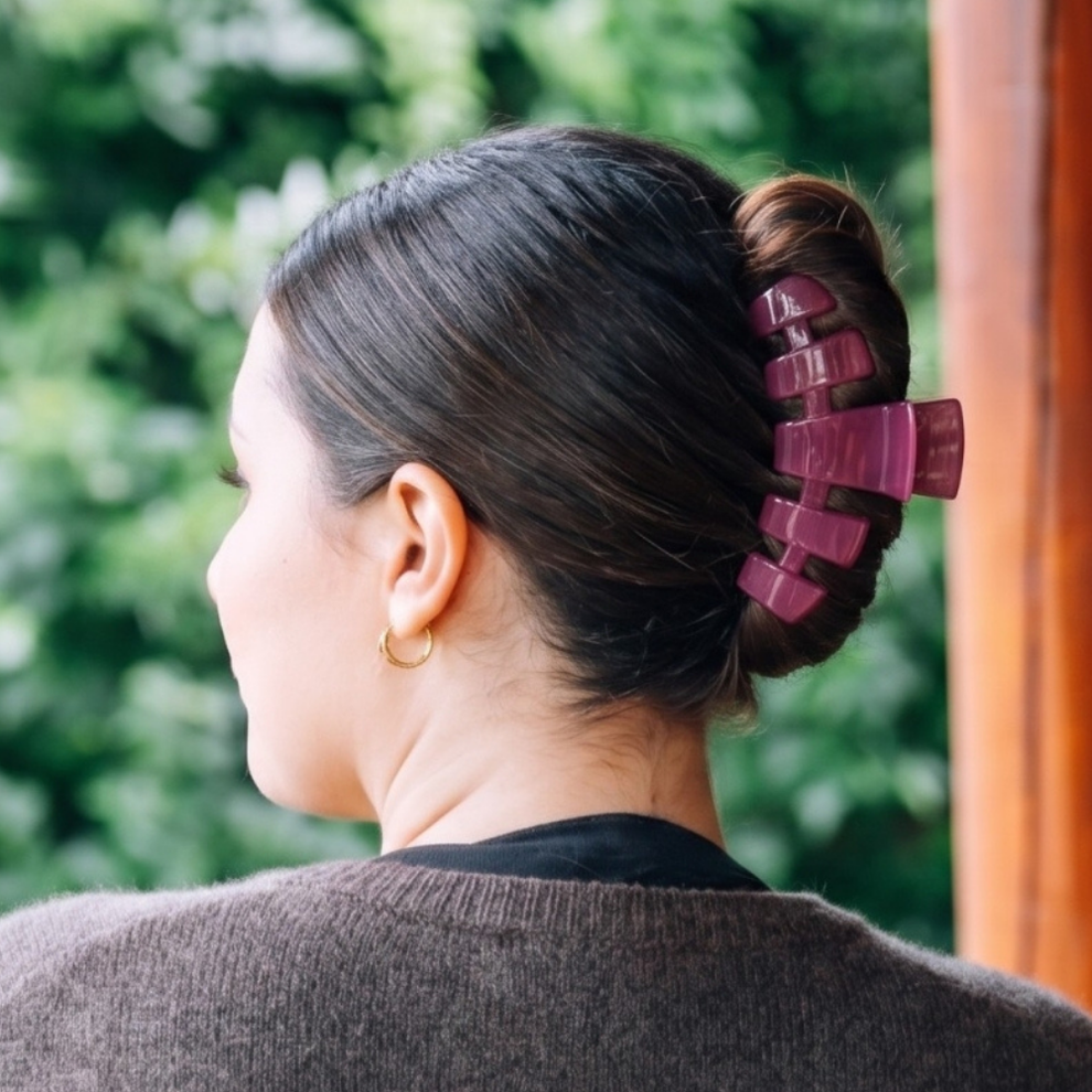 Classic Mulberry Large Claw Clip
