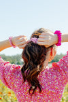 Rose All Day Large Silk Scrunchies
