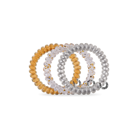 Starstruck Small Hair Ties in Silver Gold - Small - Image 2