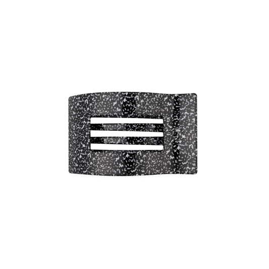Study Session Small Flat Rectangle Hair Clip
                in Black - Small
              