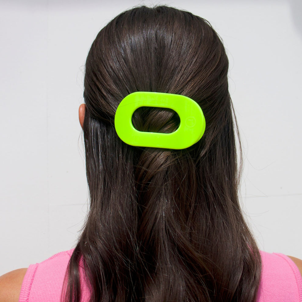 Summer Brights Small Flat Round Hair Clip

