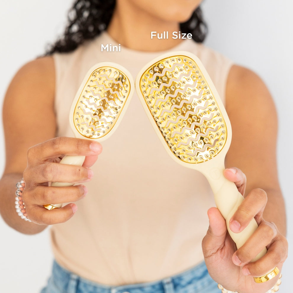 Vented Hair Brush Bundle - Tan
