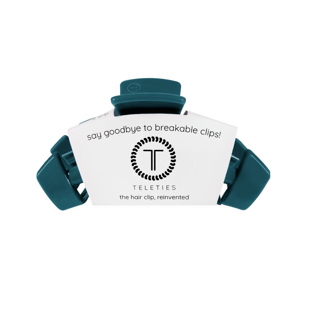 Classic Teal With It Medium Claw Clip
