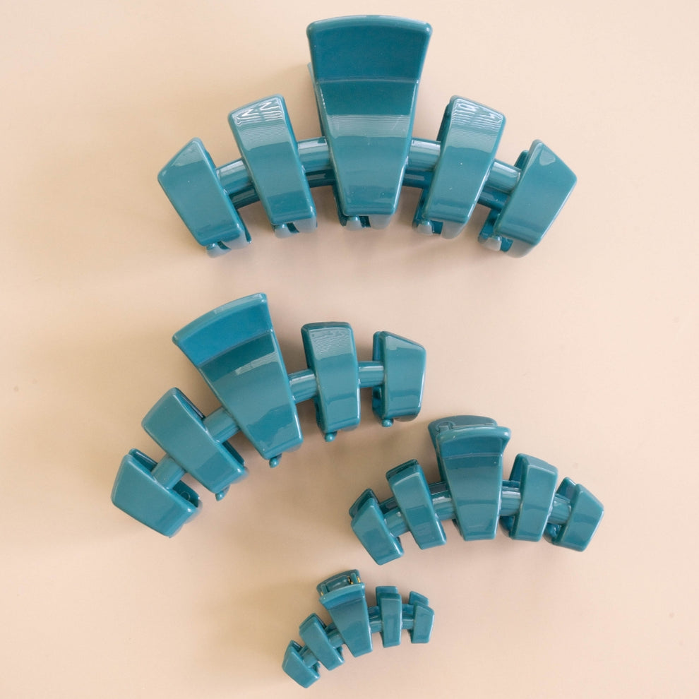 Classic Teal With It Tiny Claw Clip
