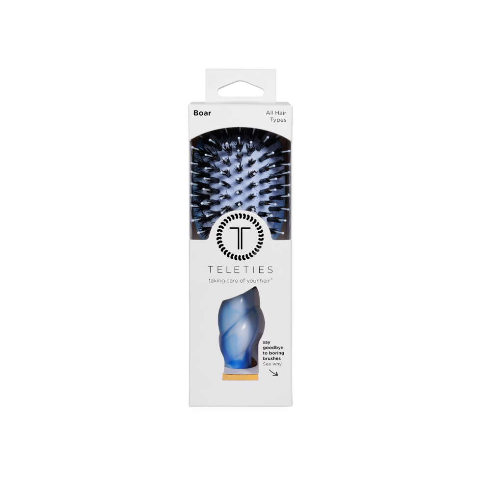 Mini Boar Bristle Hair Brush - Tide & True
