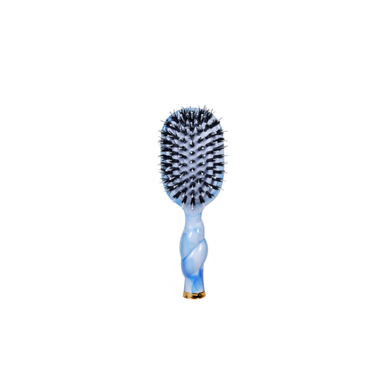 Mini Boar Bristle Hair Brush - Tide & True
                in Blue - Mini
              