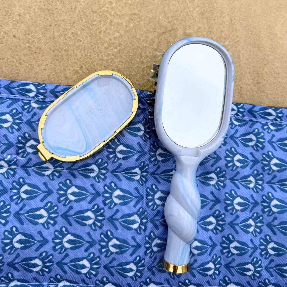 Mini Boar Bristle Hair Brush - Tide & True
