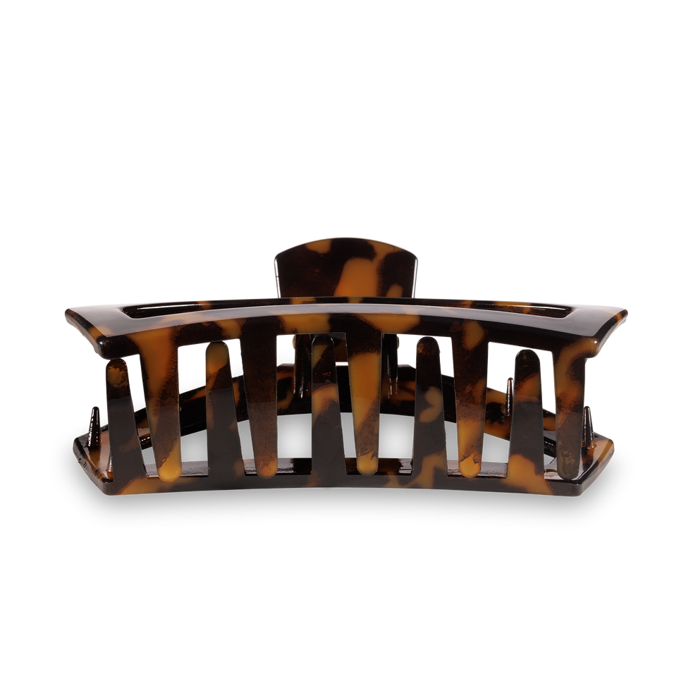 TELETIES - LARGE - TORTOISE - OPEN HAIR CLIP

