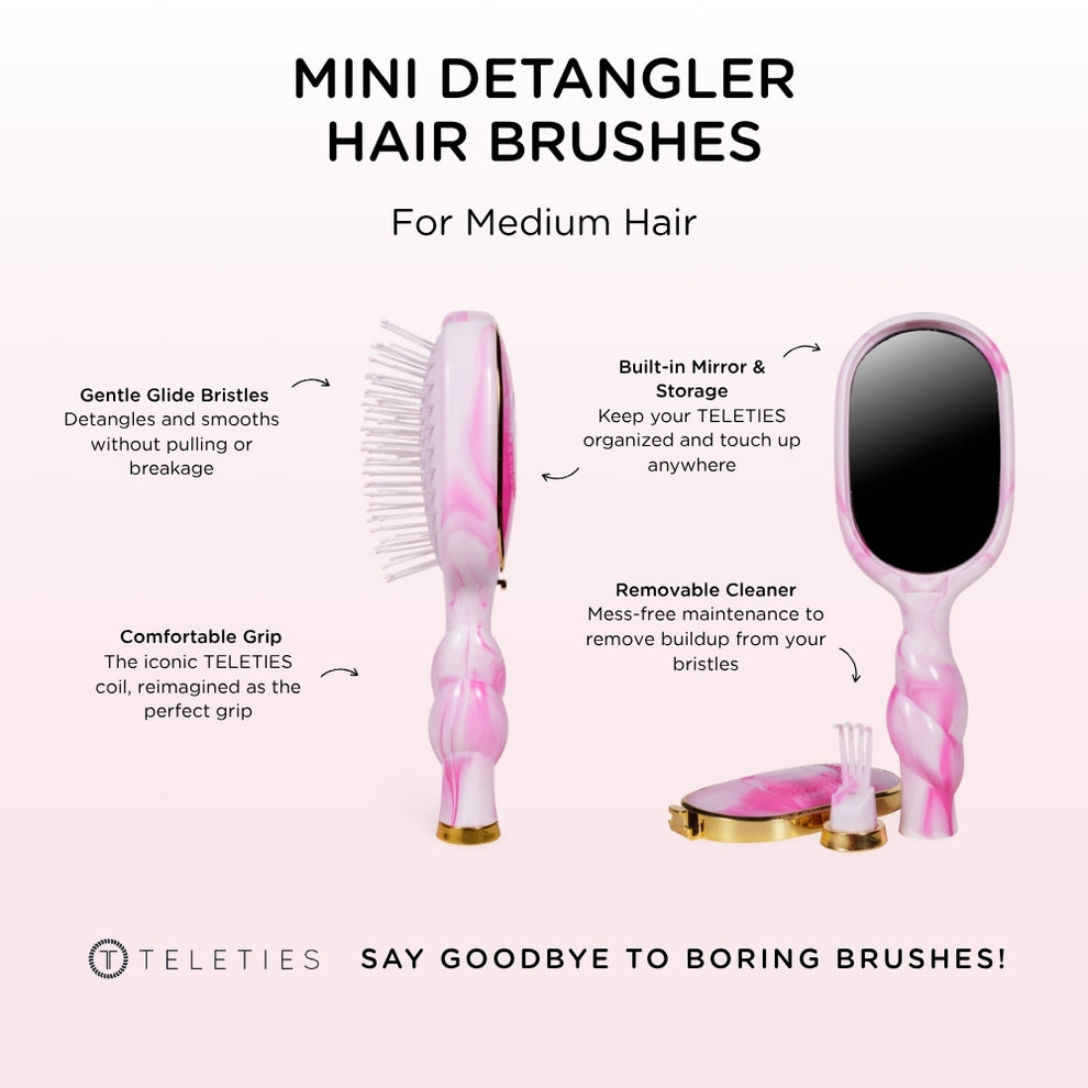 Mini Detangler Hair Brush for Medium Hair - Pinch Me!
