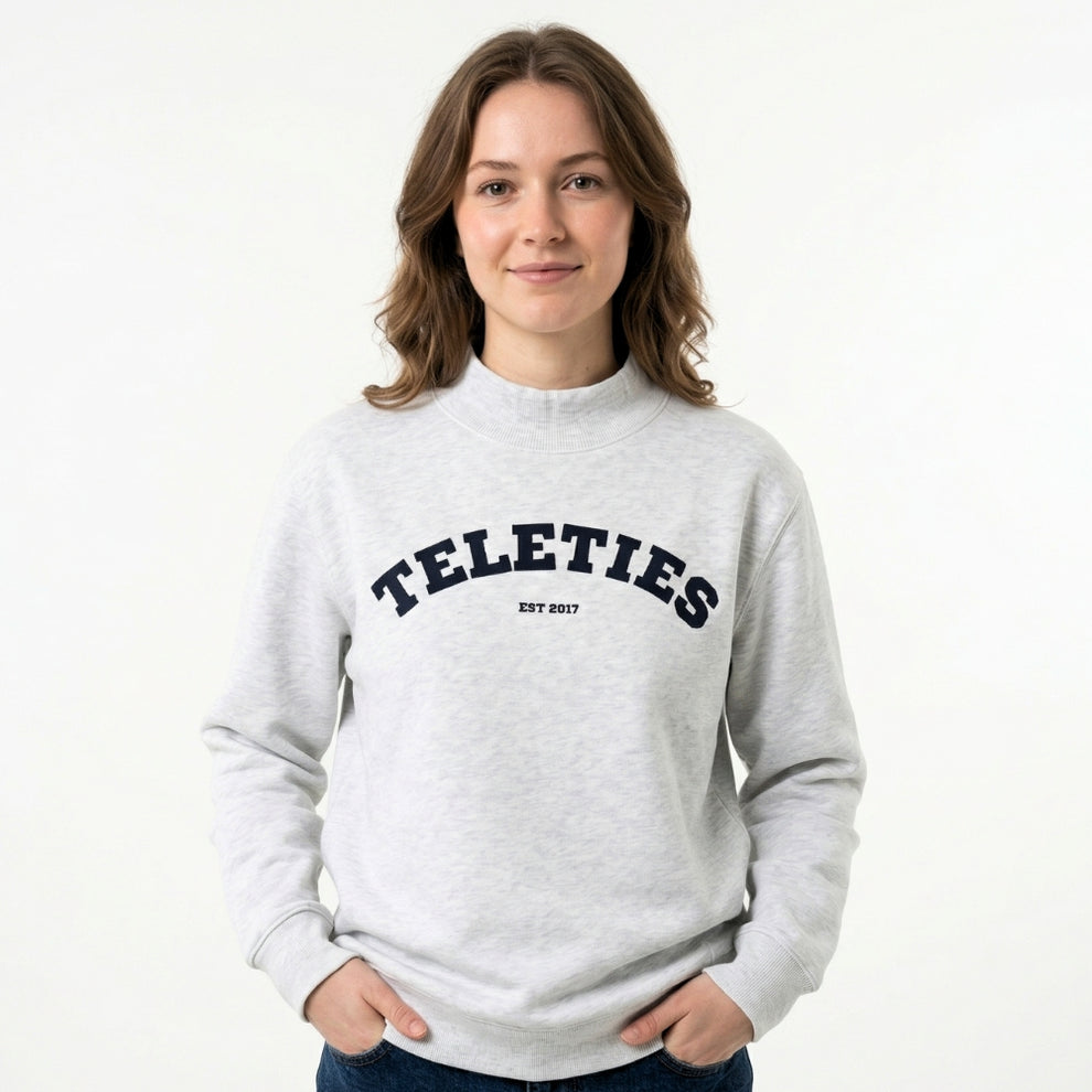 TELETIES Varsity Mock Neck - Medium
