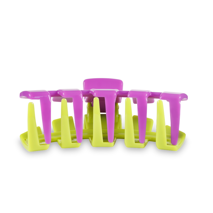 TELETIES - Classic Witches Brew Large Hair Clip in Purple Green - Large - Image 3