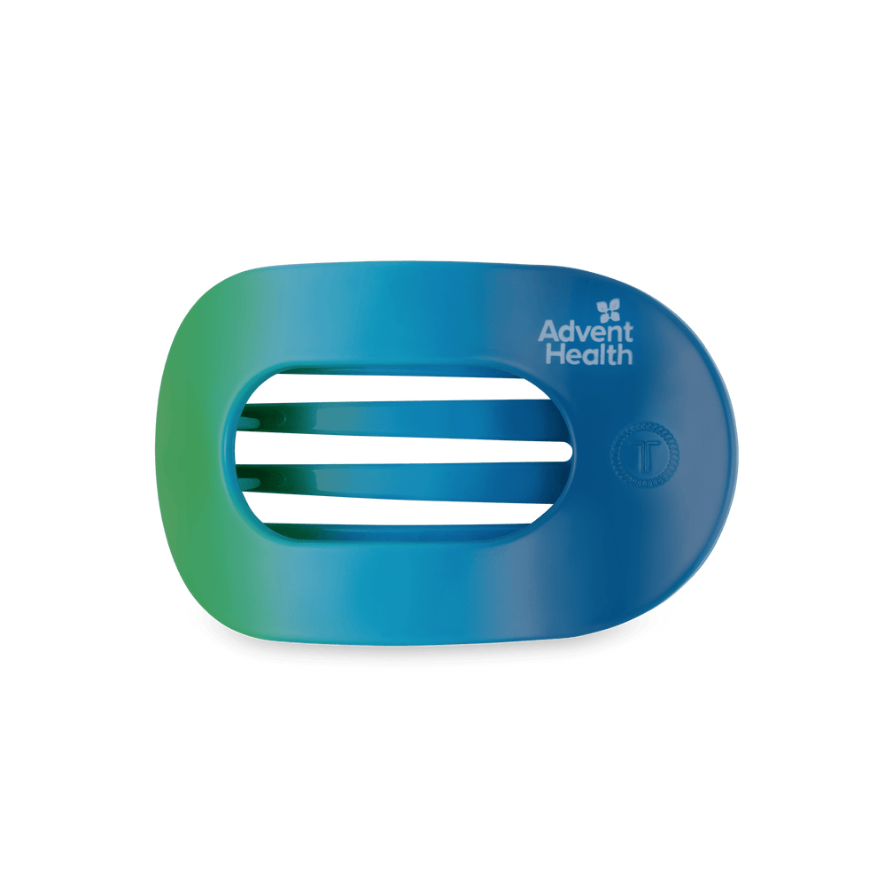 Advent Health Ombre Medium Flat Round Hair Clip - Hair Clips - TELETIES
