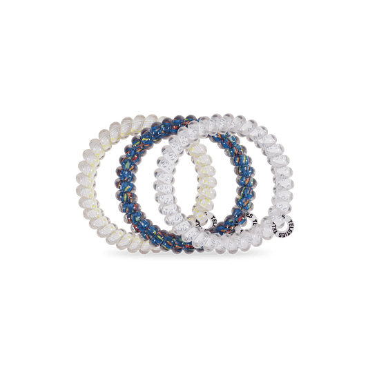 AdventHealth Designs of Hope Small Hair Ties in Blue White - Small - Image 2