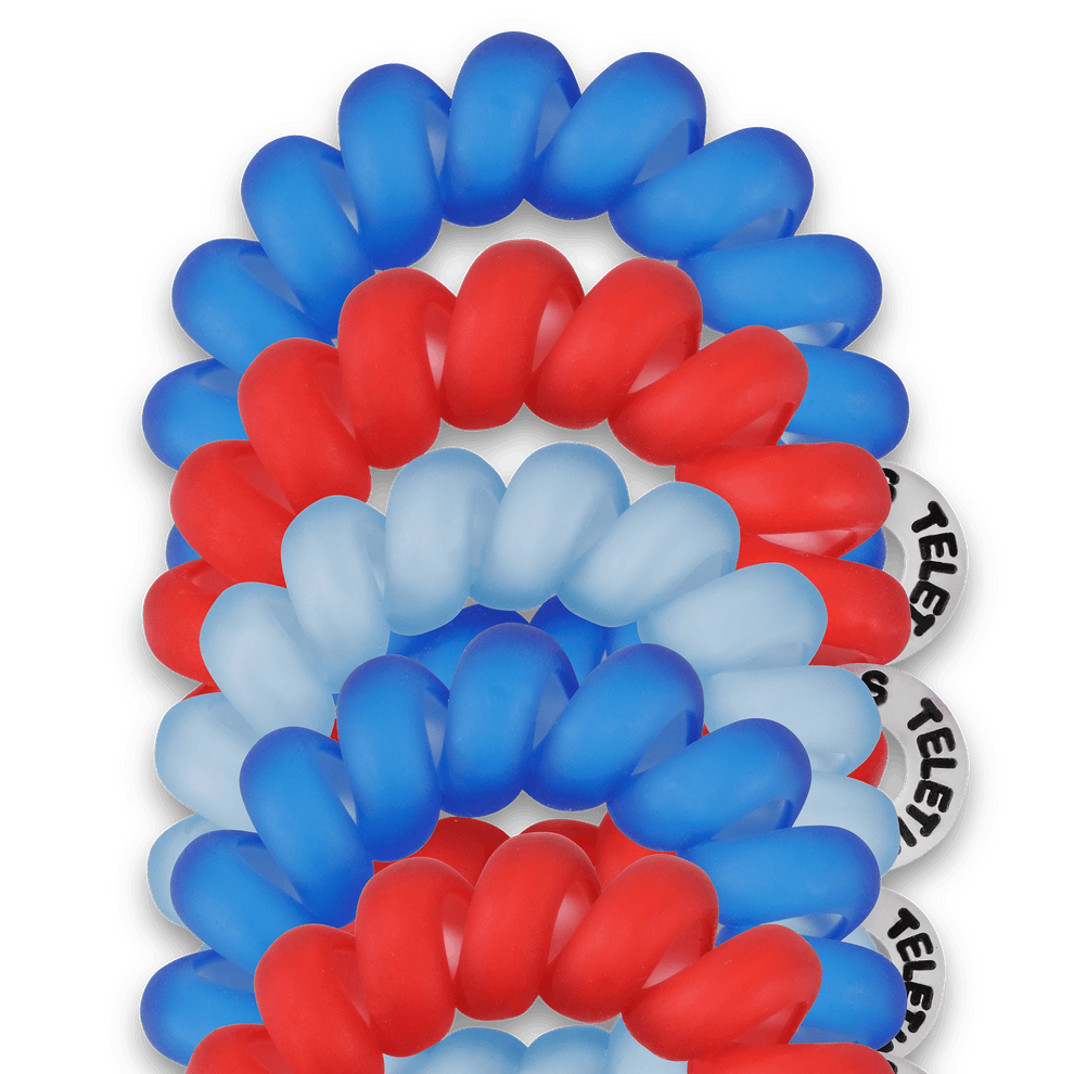 All American Tiny Hair Ties - Hair Ties - TELETIES
