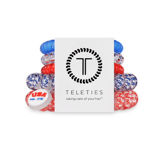 All Star Energy Mix Pack Hair Ties
                in Red Blue - Mix Pack
              