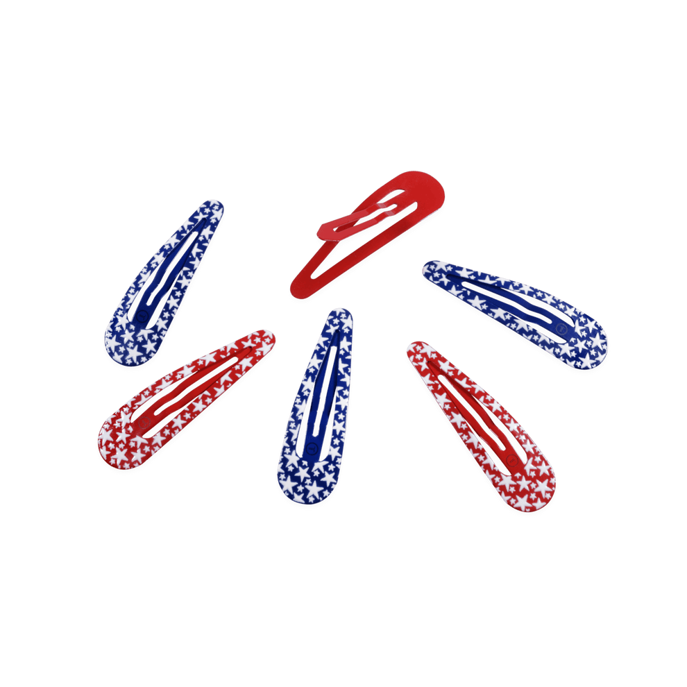 All Star Energy Snap Clip (6Ct) - Hair Clips - TELETIES
