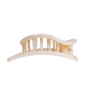 Almond Beige Large Flat Circle Hair Clip - Hair Clips - TELETIES
