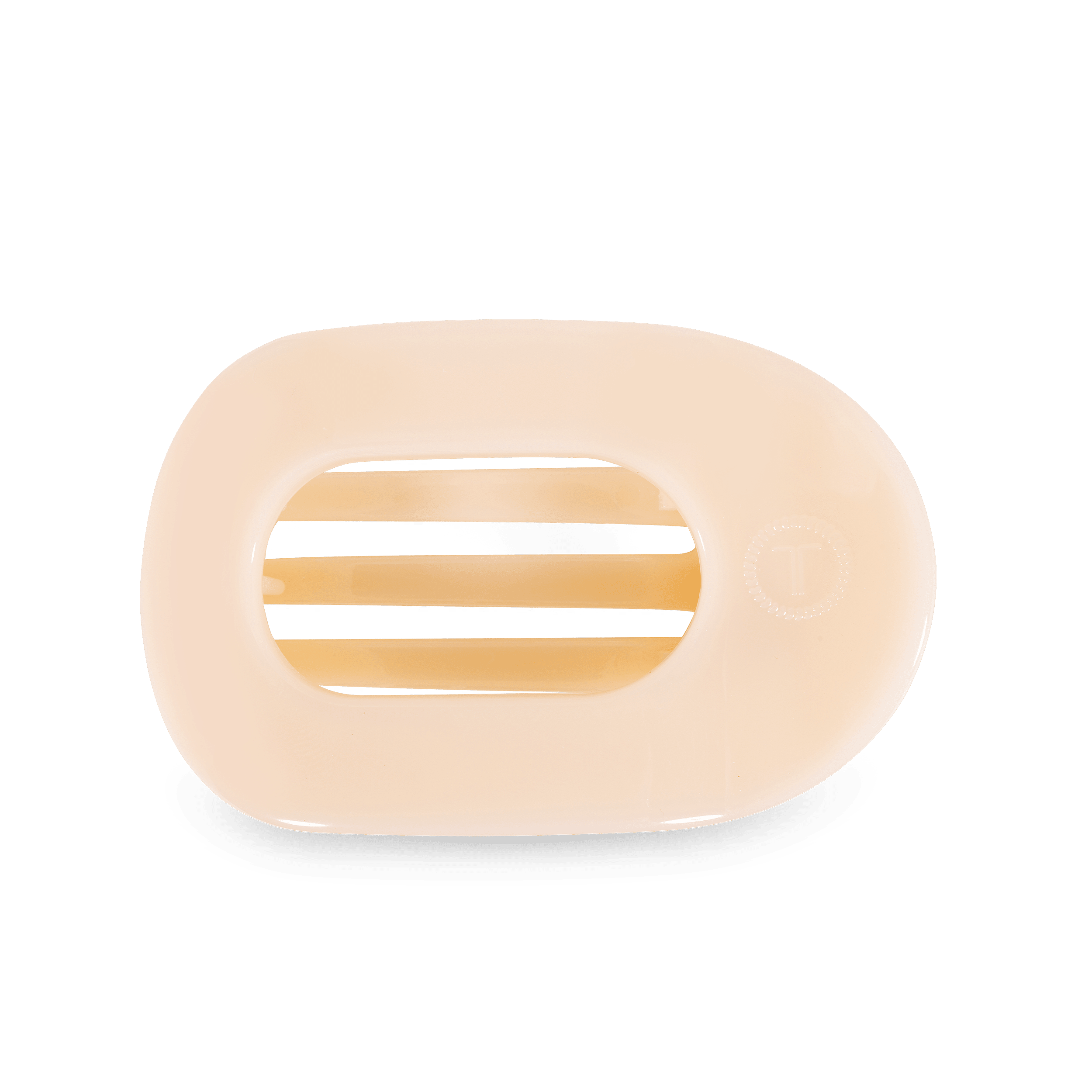 Almond Flat Round Hair Clip