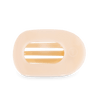 Almond Beige Large Flat Round Hair Clip - Hair Clips - TELETIES
