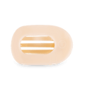 Almond Beige Large Flat Round Hair Clip
                in Beige - Large
            