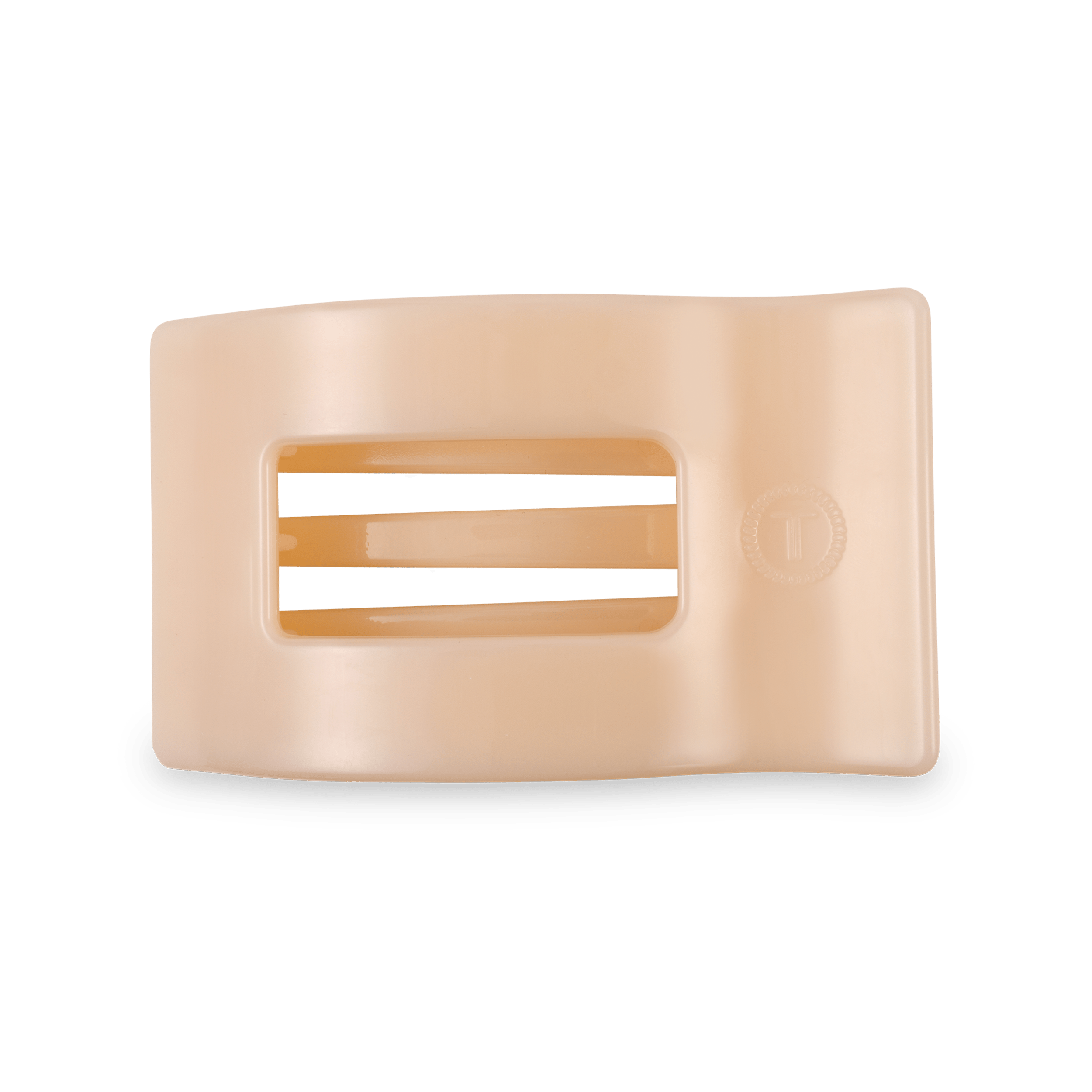 Almond Flat Rectangle Hair Clip