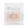 Almond Beige Medium Flat Round Clip - Hair Clips - TELETIES
