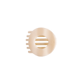 Almond Beige Small Flat Circle Hair Clip
                in Beige - Small
            