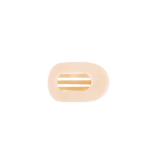 Almond Beige Tiny Flat Round Clip
                in Beige - Tiny
              