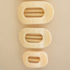 Almond Beige Tiny Flat Round Clip - Hair Clips - TELETIES
