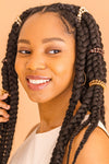 TELETIES - Anything But Basic Mixed Hair Ties in Beige Brown Black - Image - 4