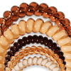 TELETIES - Anything But Basic Mixed Hair Ties in Beige Brown Black - Image - 3