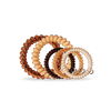 TELETIES - Anything But Basic Mixed Hair Ties in Beige Brown Black - Image - 2