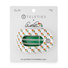 TELETIES - Arnold Palmer 2026 Medium Flat Round Hair Clip in White  Green - Medium - Image - 2