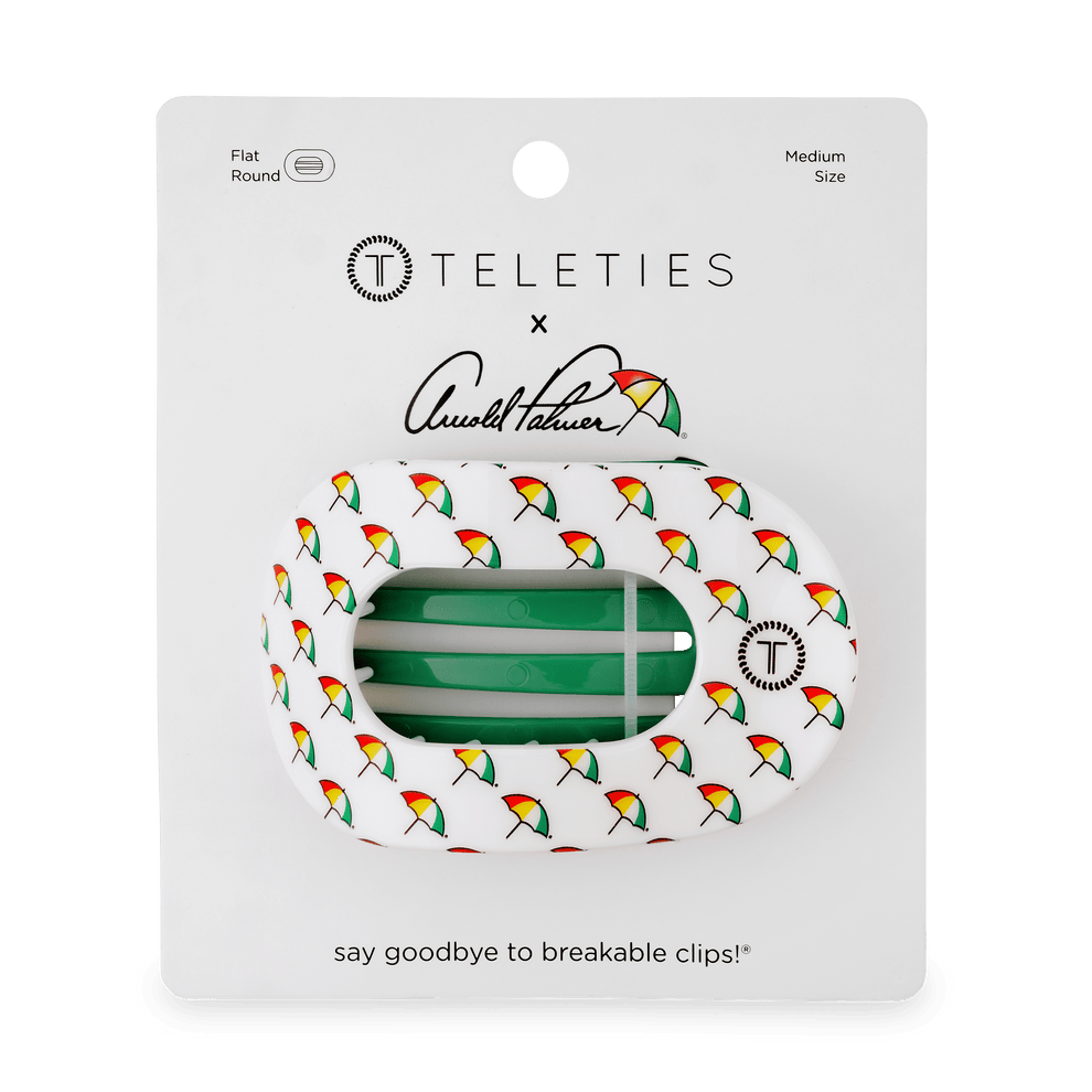 Arnold Palmer 2026 Medium Flat Round Hair Clip - Hair Clips - TELETIES
