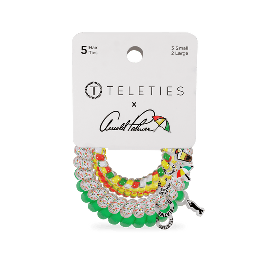 Arnold Palmer 2026 Mix Pack Hair Ties in White Green  Yellow - Mix Pack