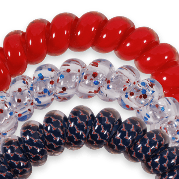 Atlanta Braves Large Hair Ties - Hair Ties - TELETIES
