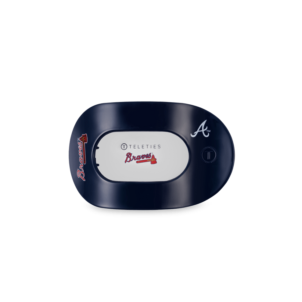 Atlanta Braves Small Flat Round Hair Clip - Hair Clips - TELETIES
