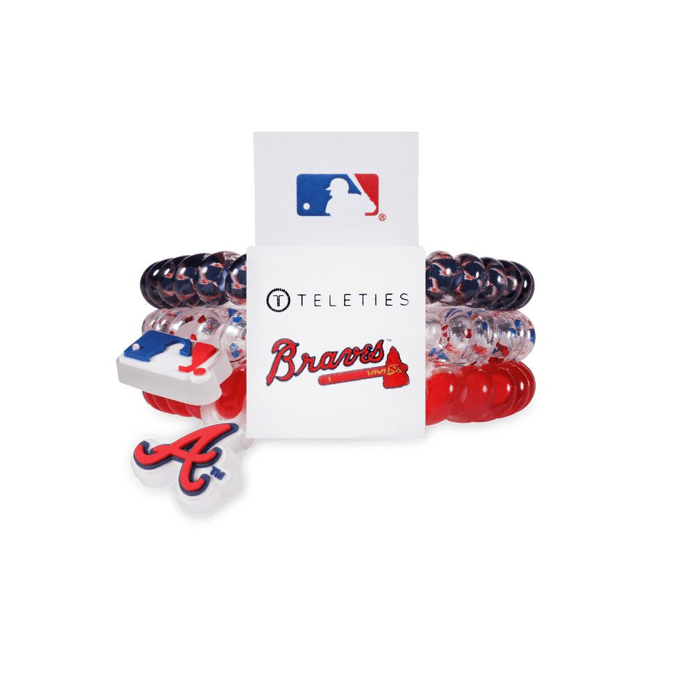 Atlanta Braves Small Hair Ties - Hair Ties - TELETIES
