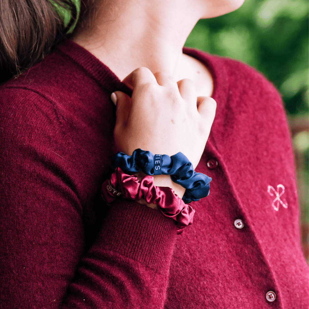 Autumn Assortments Large Silk Scrunchie - Scrunchies - TELETIES
