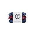 Autumn Assortments Small Silk Scrunchie
                in Blue - Small
            