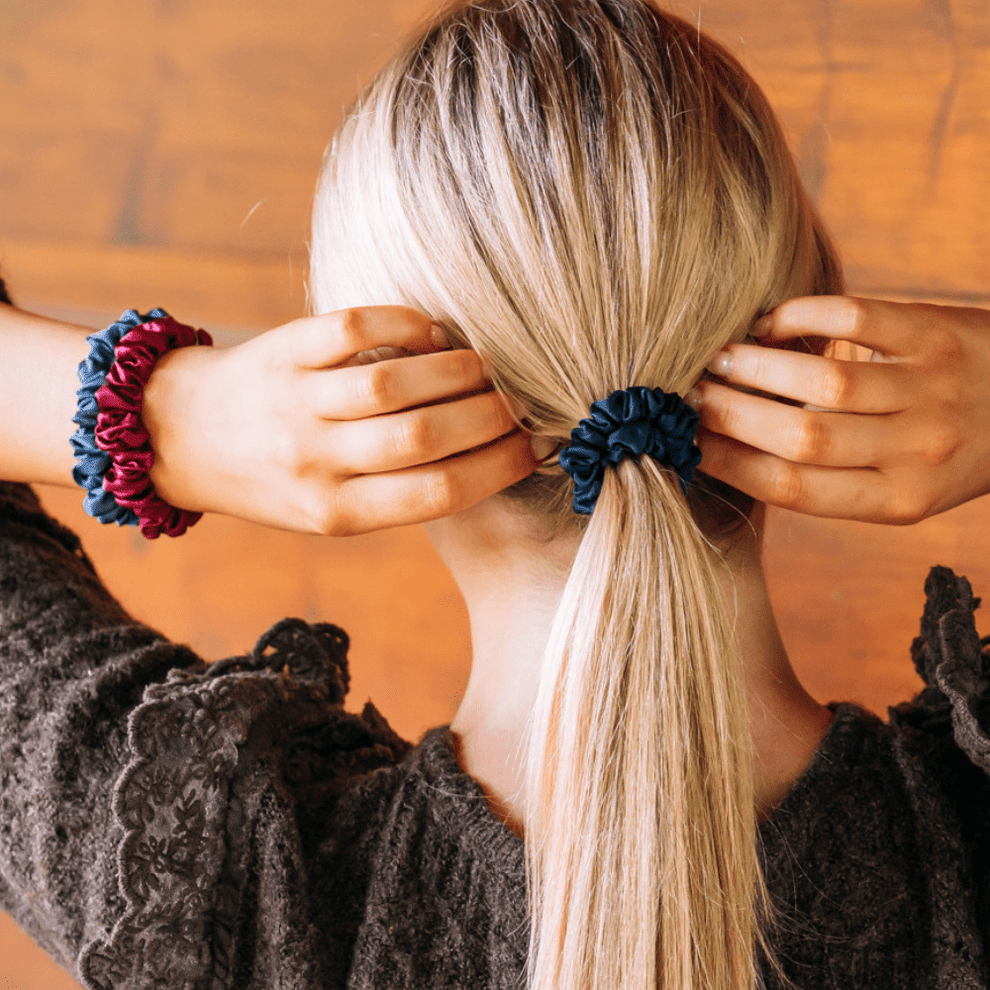Autumn Assortments Small Silk Scrunchie - Scrunchies - TELETIES
